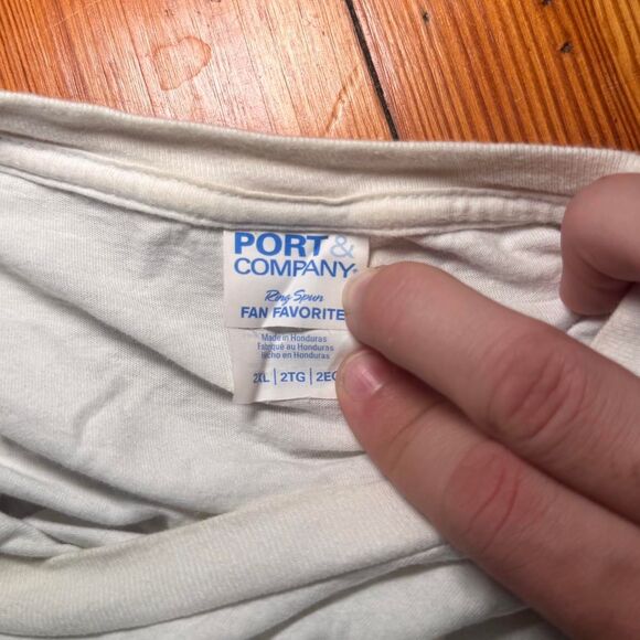 Nascar Men's White and Cream T-shirt - Picture 3 of 3